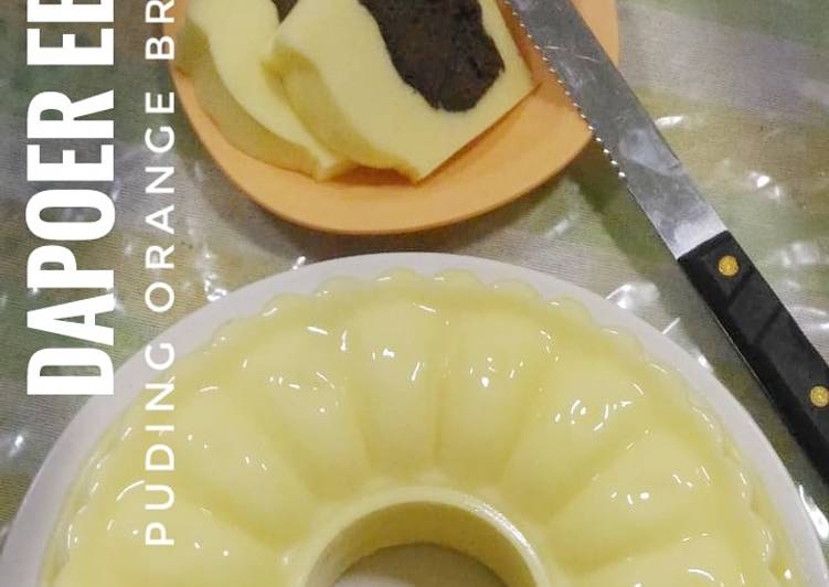 Puding orange brownie #BikinRamadanBerkesan