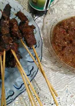 Sate sapi bumbu kacang #kitaberbagi