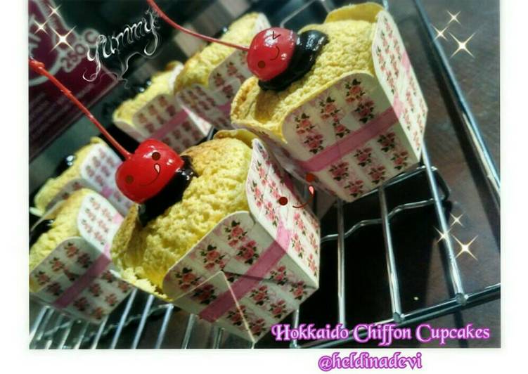 Resep Hokkaido Chiffon Cupcakes ??