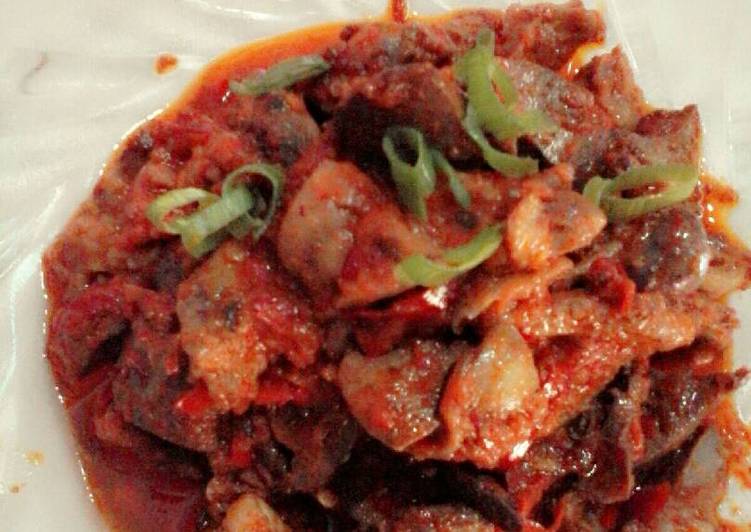 resep makanan Sambel goreng ati ampela ayam