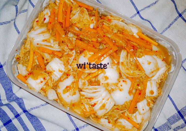 gambar untuk resep makanan Homemade kimchi