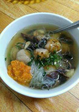 Bakso jamur (tekwan jamur)