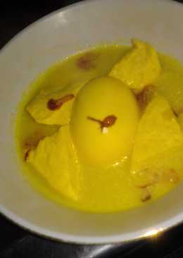 Opor tahu + telur no tumis