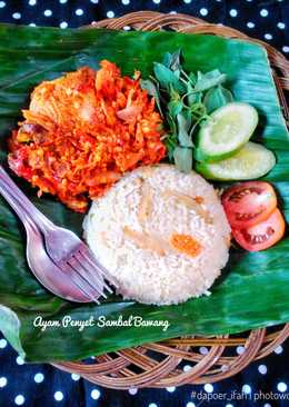 Ayam Penyet Sambal Bawang