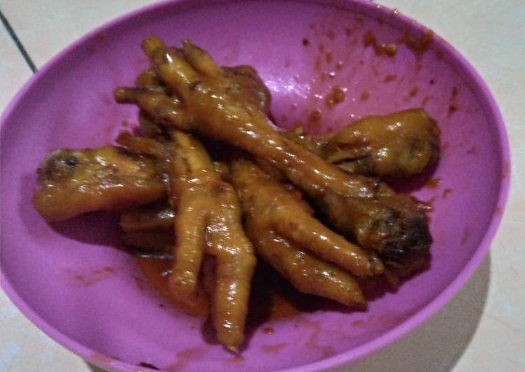 Ceker bacem pedas #5resepterbaruku foto resep utama