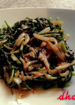 tumis kangkung bawang bombay