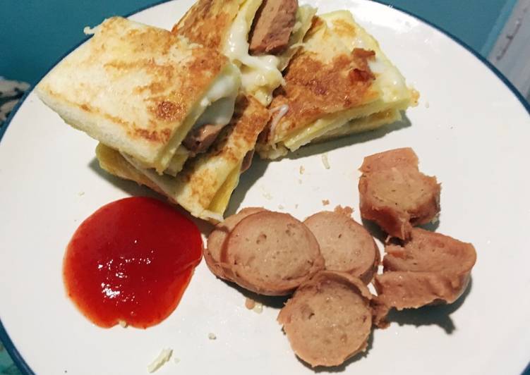 Resep Roti Bakar Sosis Keju Mozarella Oleh Fara Amelia