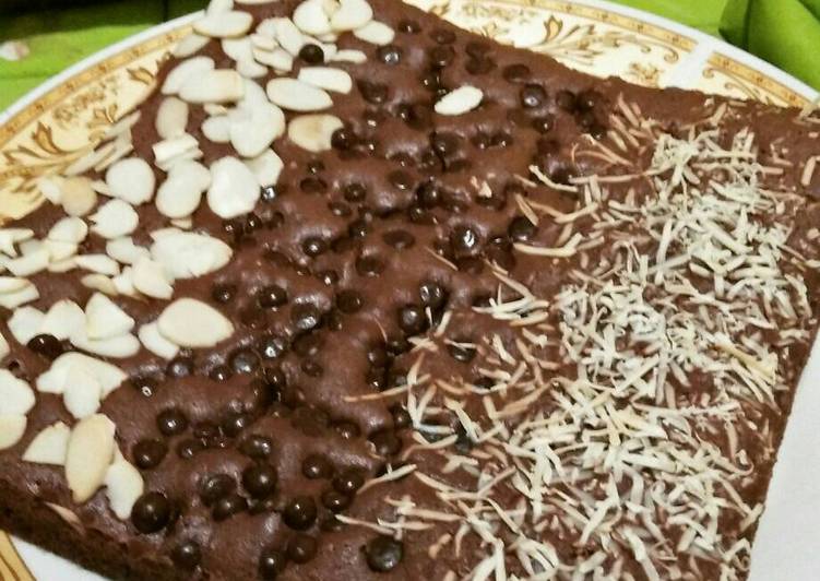 bahan dan cara membuat Brownies panggang