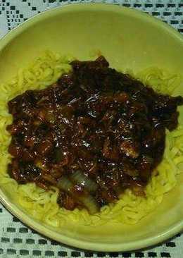 Jjajangmyeon (Mie Hitam Korea) alla Vey