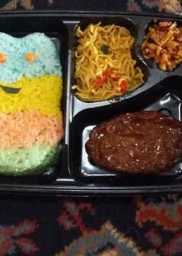 Nasi uduk pelangi aja