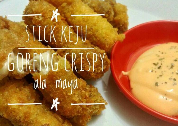 resep makanan Stik Keju Goreng Crispy camilan simple