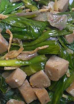 Tumis genjer Tempe menjos