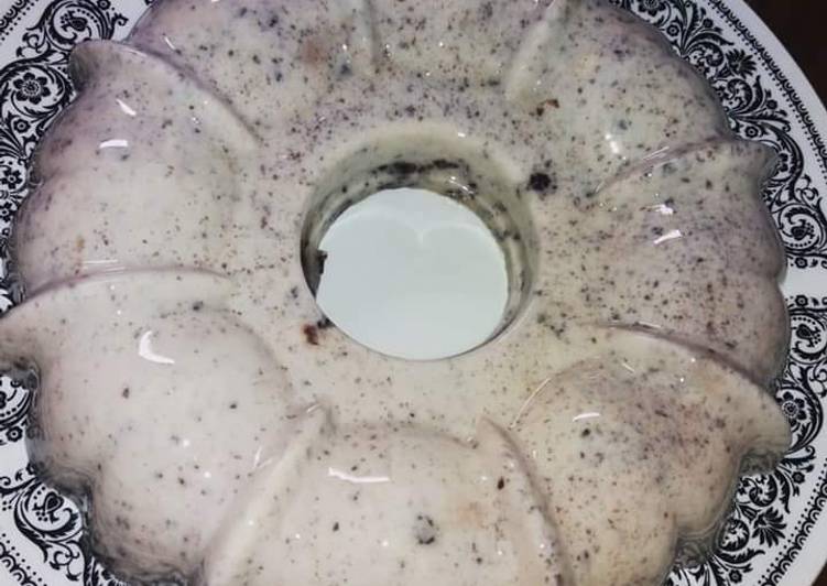 gambar untuk resep makanan Puding Oreo Susu