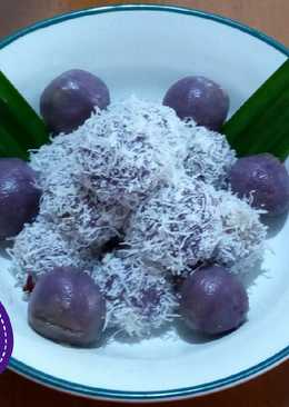Klepon ubi ungu