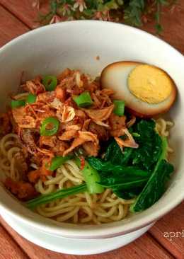 Mie ayam telor non MSG