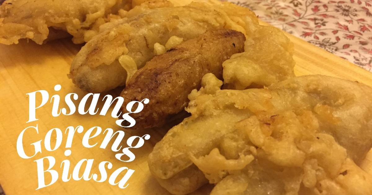 19 resep pisang goreng biasa enak dan sederhana - Cookpad