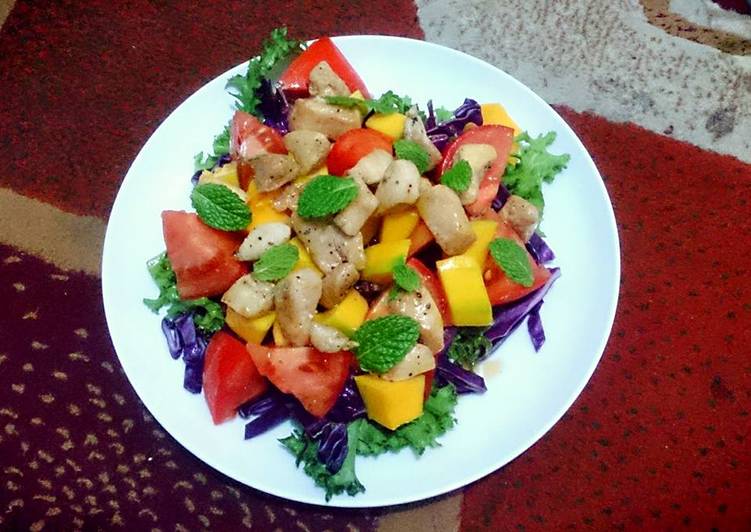 resep masakan Rainbow Salad