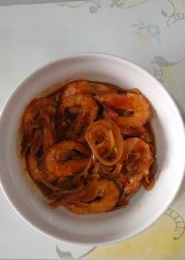 Udang saos asem manis simple