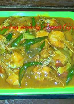 Udang Saus Padang Simple