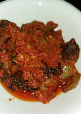 Balado dendeng masiak mix jariang