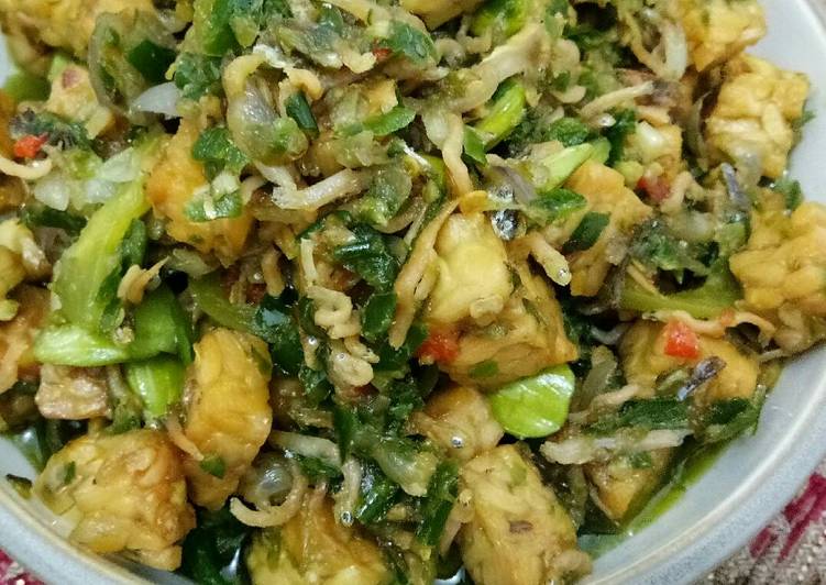 resep Sambal lado tempe teri pete