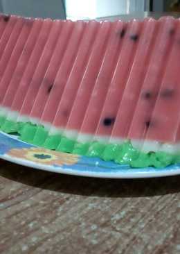 Puding semangka margarin