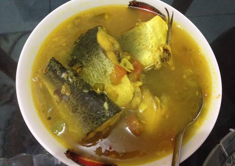 bahan dan cara membuat Palumara ikan bolu aka bandeng