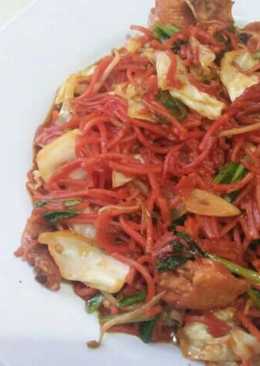 Mie merah goreng