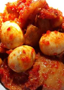 Balado jengkol teri medan