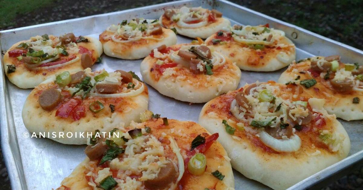 105 resep  pizza  mini teflon  enak dan sederhana Cookpad