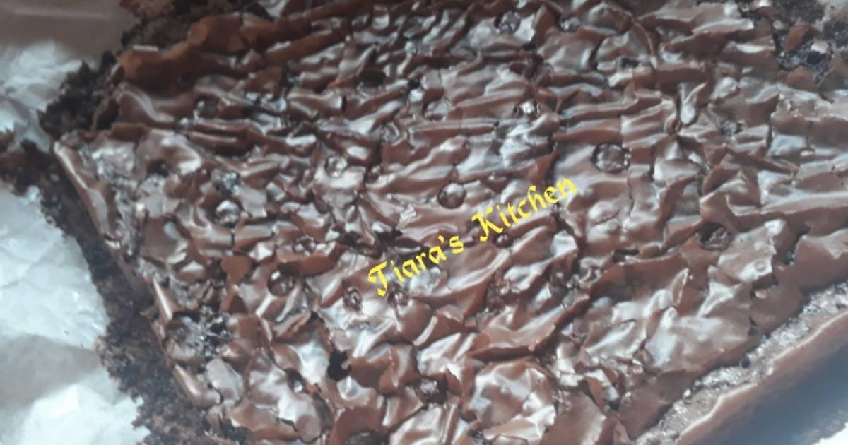 241 resep  brownis panggang  shiny crust enak dan sederhana 