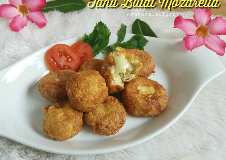 gambar untuk cara membuat Tahu bulat mozarella