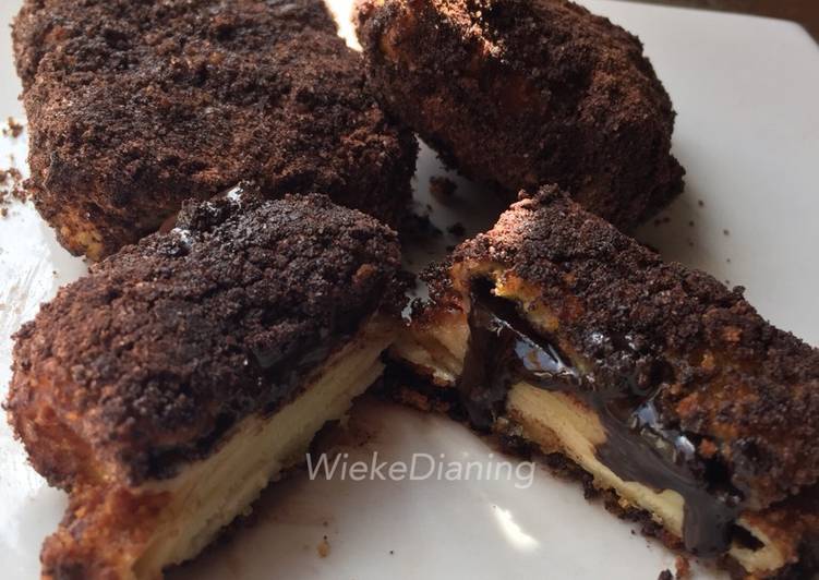 resep makanan Risol coklat lumerrr