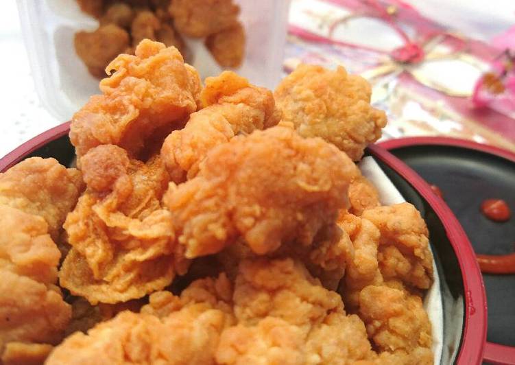  Resep  Ayam  goreng  ala kfc  tepung  home made no msg oleh 