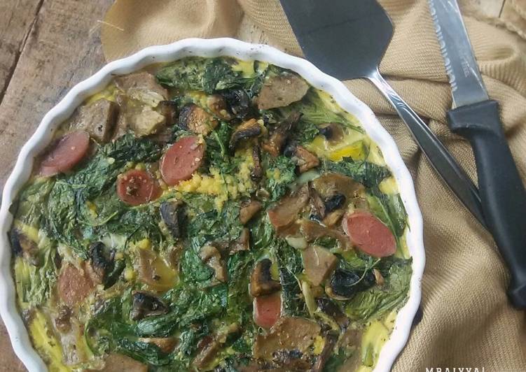 Resep Crustless Pumpkin Spinach Quiche Dari mbaiyya