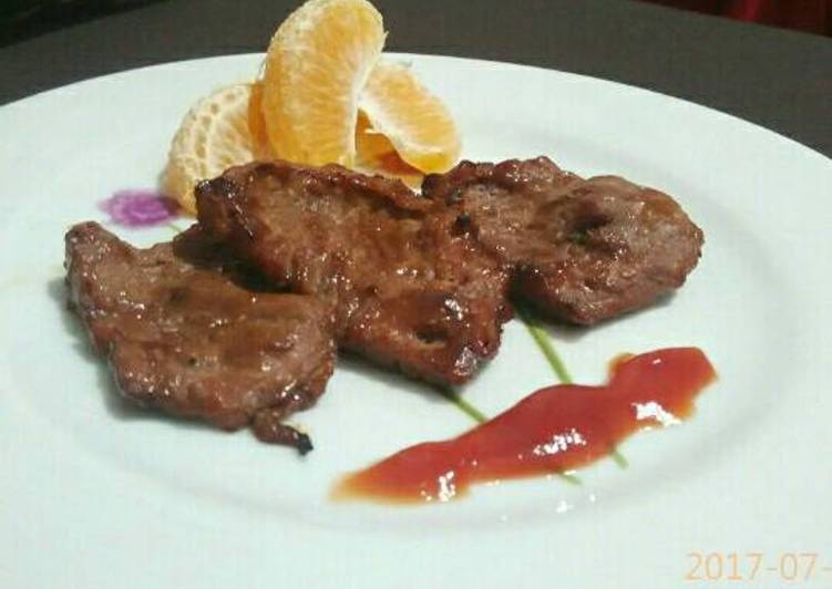 resep makanan Barbeque Steak Bumbu Sendiri ala hotel