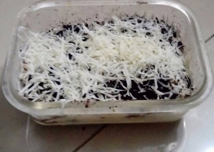 gambar untuk resep makanan Oreo cheesecake lumer