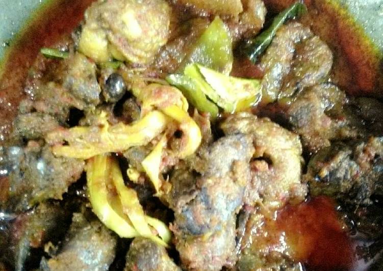 resep makanan Rendang ati ampela