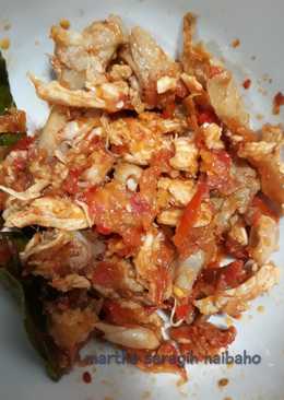 Ayam suwir balado