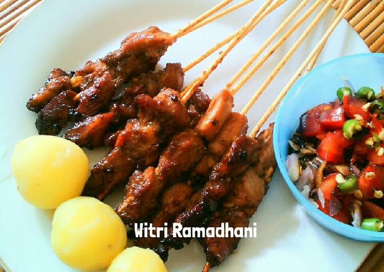 resep masakan Sate ayam homemade