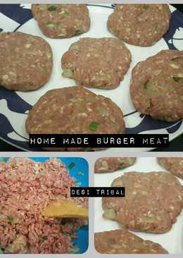 Home Made Burger Meat / Daging Burger Rumahan