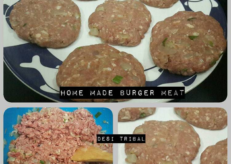 Cara Membuat Daging Burger Ayam : Tak Perlu Lagi Beli Daging Burger Ini