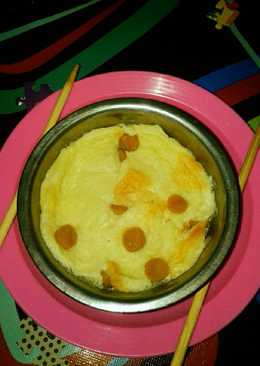 Puding Roti Sosis Kukus