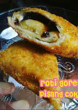 Roti goreng pisang coklat