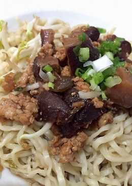 Mie Ayam Jamur - Homemade