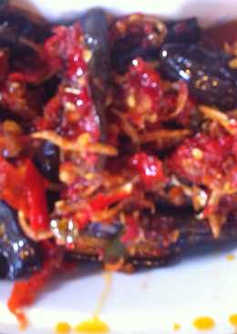 Teri terong balado