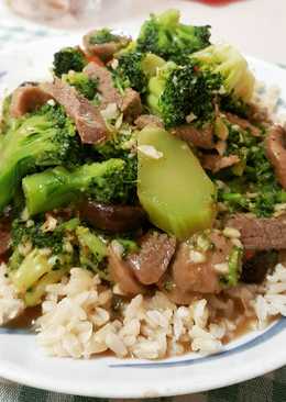 Nasi Beef Broccoli