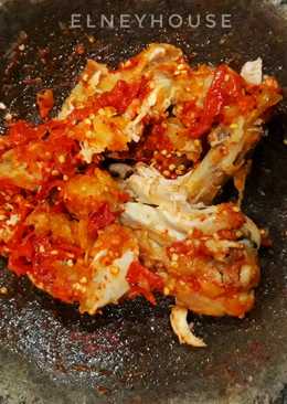 Ayam geprek sederhana