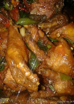 Ayam ceker saus kecap