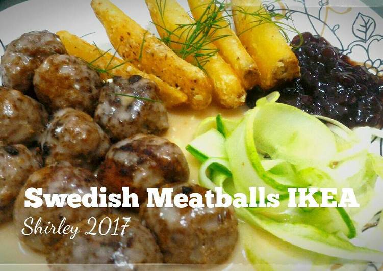 gambar untuk resep makanan Swedish Meatballs IKEA